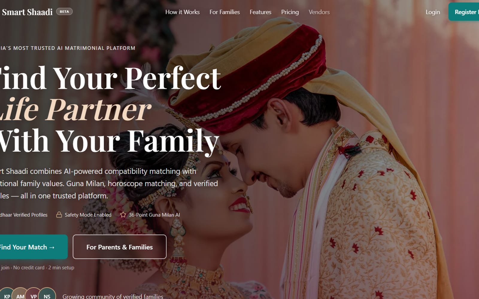 Smart Shaadi — AI-First National Matrimony Platform